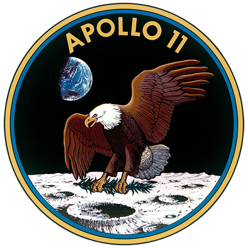 Missionsemblem von Apollo 11