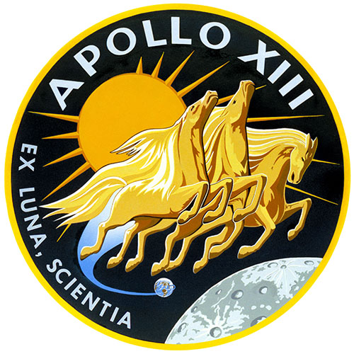 Missionsemblem von Apollo 13